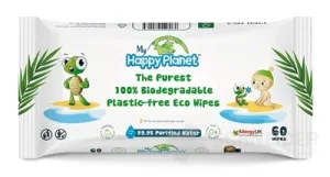 AQUAINT HAPPY PLANET 100 % biologisch abbaubare Handtücher