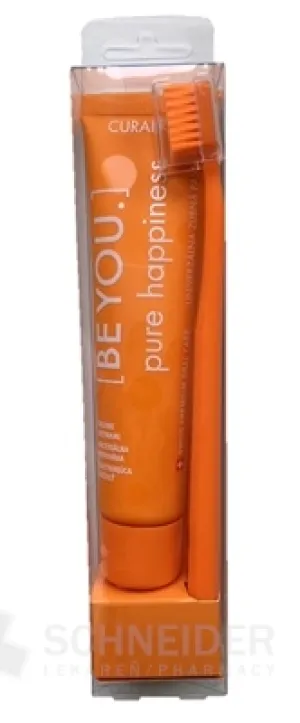 CURAPROX BE YOU Pures Glück – orangefarbenes Set