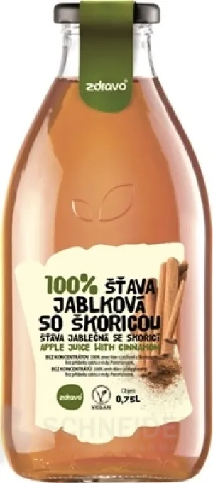 gesunder 100 % APFELSAFT MIT ZIMT