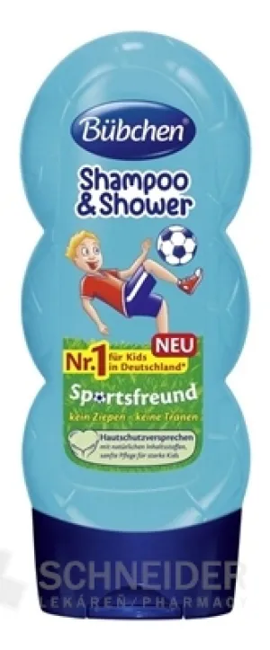 BUBCHEN KIDS SHP+SHOWER. GEL 2in1 KLEINER FUSSBALLSPIELER