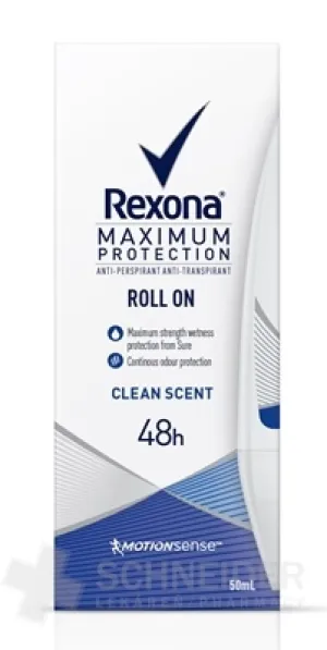Rexona MAXIMUM PROTECTION sauberer Duft