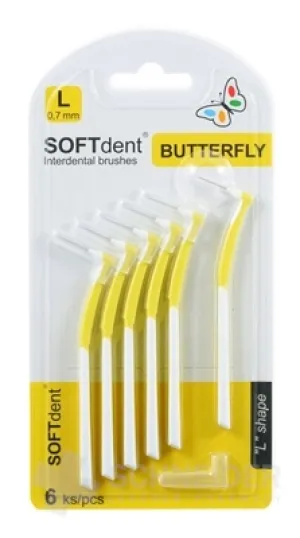 Interdentalbürsten SOFTdent Butterfly L 0,7 mm