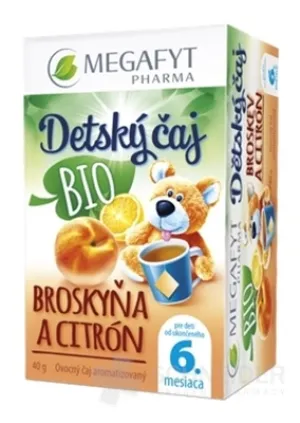 MEGAFYT Kindertee BIO PFIRSICH UND ZITRONE