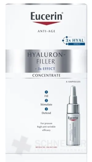 EUCERIN HYALURON-FILLER+3xEFFECT Serum 6x5ml