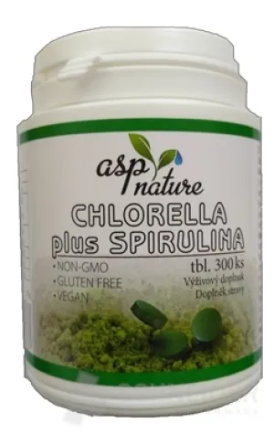 asp CHLORELLA plus SPIRULINA