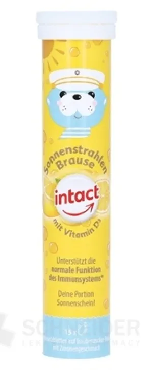 INTACT Veselé slniečka Traubenzucker, Vit. D3