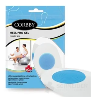 CORBBY Silikon-Fersenpolster für Fersensporn
