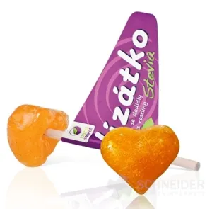 NATUSWEET STEVIA Lutscher mit Sanddorn