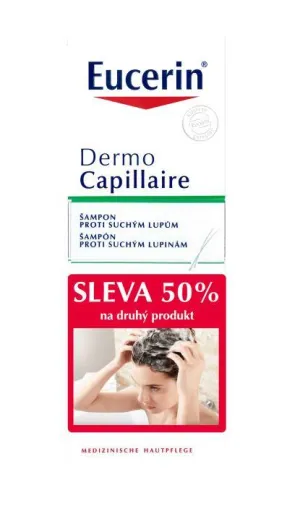 Eucerin Dermocapillaire Shampoo gegen trockene Schuppen 2x250ml