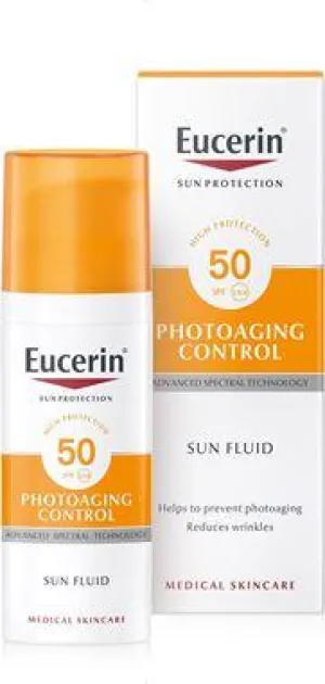 Eucerin-Emulsion zum Bräunen gegen Falten LSF 50 50 ml