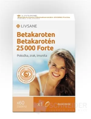 LIVSANE Beta-Carotin 25 000 Forte