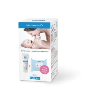 Klorane BéBé Eryteal Salbe 75 ml + Sanfte Reinigungstücher 25 Stk