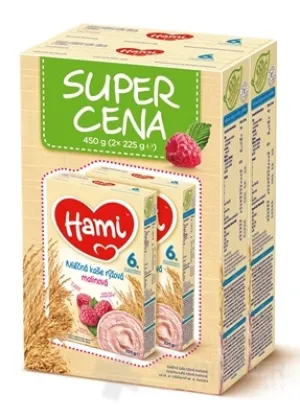 Hami-Milchbrei mit Reis und Himbeere