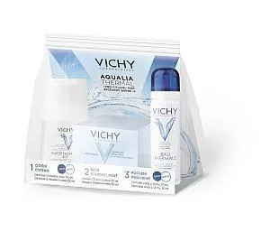 Vichy Aqualia Thermal Riche Hautcreme + Mizellenwasser 3 in 1 + Vichy Thermalwasser
