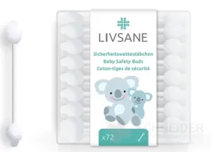 LIVSANE Sicherheits-Wattestäbchen