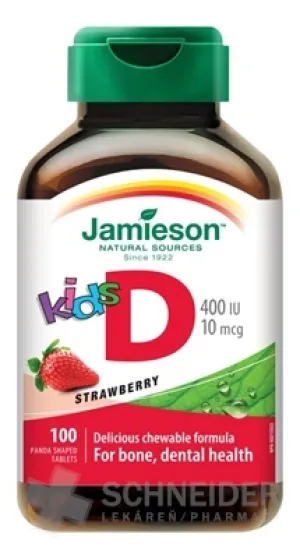 JAMIESON VITAMIN D KIDS 400IU Erdbeere