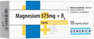 MAGNESIUM 375 mg + B6 forte mit Vitamin C, eff.tbl.10