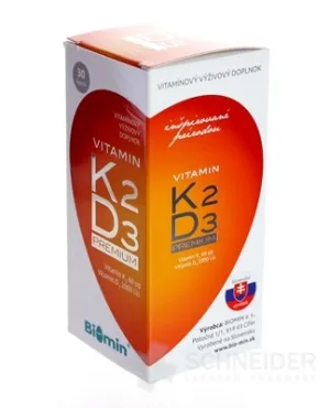 BIOMIN VITAMIN K2 D3 PREMIUM 2000 IE
