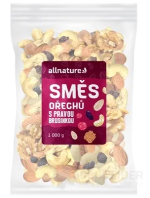Allnature NUSSMISCHUNG MIT ECHTEN CRANBERRIES