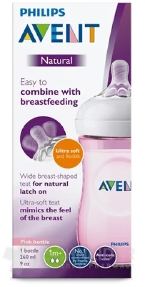AVENT FLASCHE Natur PP 260 ml
