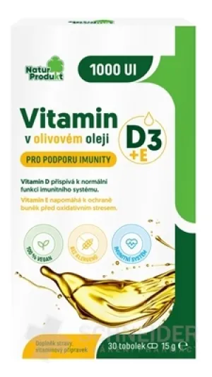 NaturProdukt VITAMIN D3 + E in Olivenöl