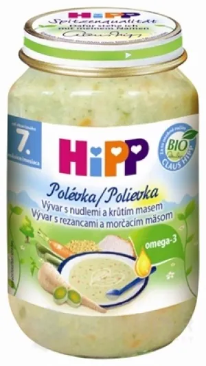 HiPP Suppe BIO Brühe mit Nudeln und Meerschweinchenfleisch