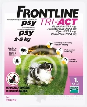 FRONTLINE TRI-ACT Spot-On Pre-Psych XS