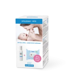 Klorane BéBé Eryteal Spray 75 ml + Sanfte Reinigungstücher 25 Stk