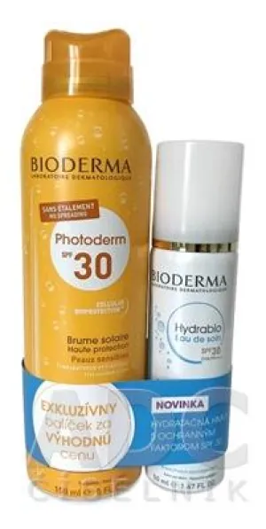 Bioderma Photoderm Mist SPF30 150 ml + Hydrabio Behandlungswasser 50 ml