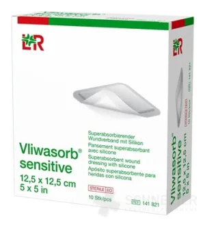 Vliwasorb sensitive Wundverband 12,5x12,5 cm