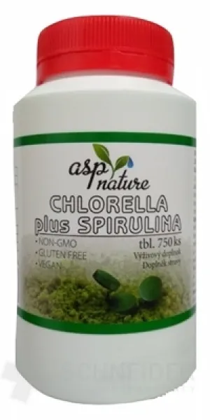 asp CHLORELLA plus SPIRULINA