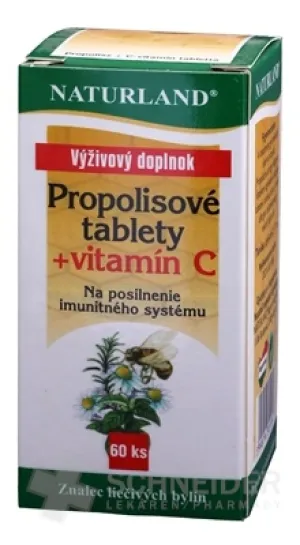 NATURLAND PROPOLIS TABLETTEN + VITAMIN C