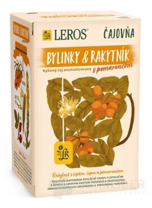 LEROS Teehaus KRÄUTER UND SCHNALLE mit Orange