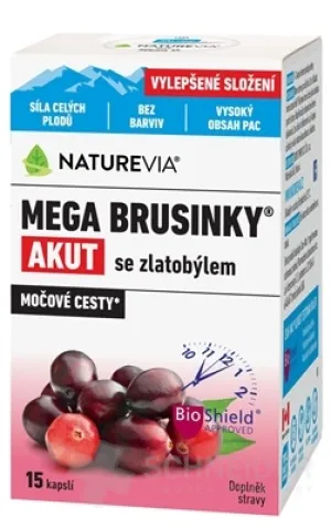 SWISS NATUREVIA MEGA BRUSNICE AKUT MIT GOLDENEM BIER