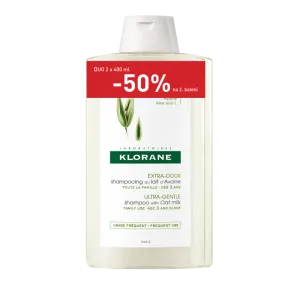 Klorane Shampoo mit Hafermilch 2x400ml