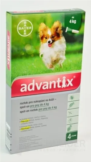 Advantix Spot-on Pre-Psy do 4 kg