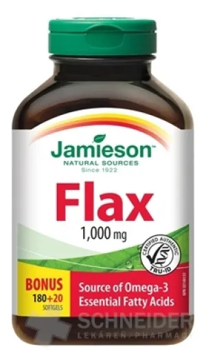 JAMIESON FLACHS OMEGA-3 1000 mg LEINENÖL