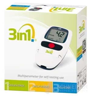 3in1 GLU-TRI-CHOL-SELBSTUNTERSUCHUNGSGERÄT