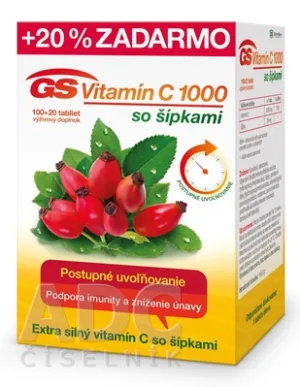 GS Vitamin C 1000+Pfeile Tab. 100+20