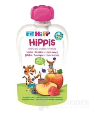HiPP HiPPis 100 % Frucht Apfel Pfirsich. Beeren