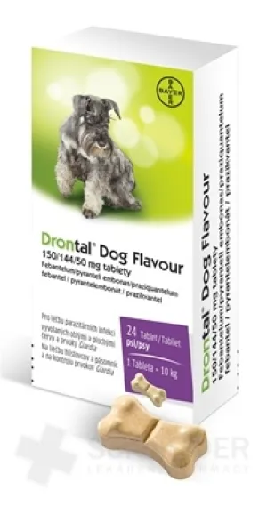 Drontal Hundegeschmack 150/144/50 mg Tabletten