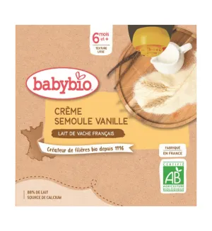 BabyBIO Creme Vanillegrieß