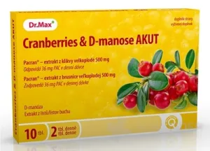 Dr.Max Cranberries &amp; D-manose AKUT