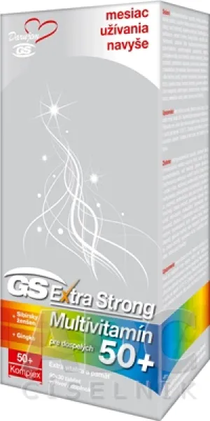 GS Extra Strong Multivitamin 50+, Tab. 90+30 2017