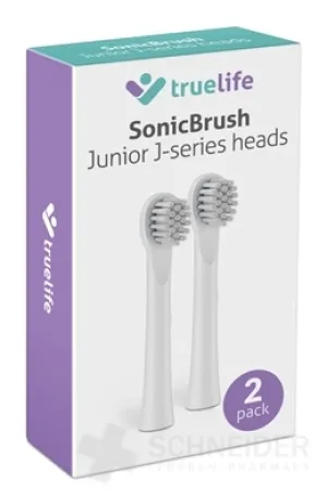 Köpfe der TrueLife SonicBrush Junior-Serie, weiches Weiß