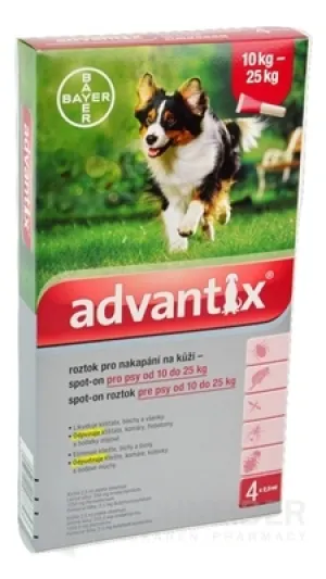 Advantix Spot-on präpsychologisch für 10 bis 25 kg