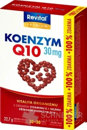 Revital COENZYM Q10 30 mg + VITAMIN E + SELEN