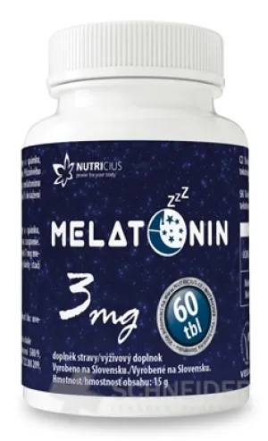 NUTRICIUS Melatonin 3 mg