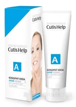 CutisHelp AKNE-Hanfcreme täglich