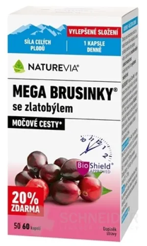 SWISS NATUREVIA MEGA Cranberries mit Goldrute